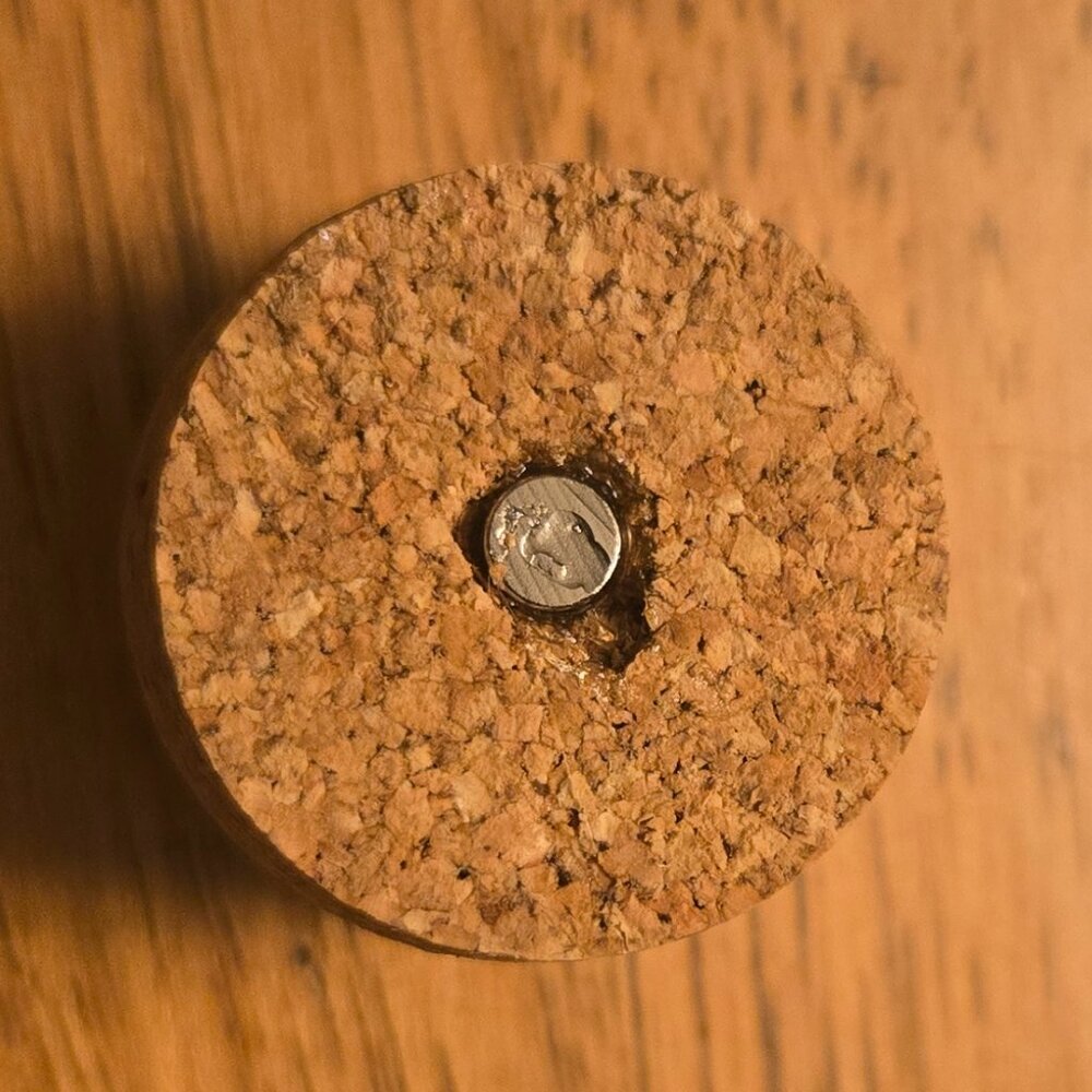 Brand New Hand Crafted Magnet Created from Champagne Cork Featuring Rosemary - Picture 6 of 6
